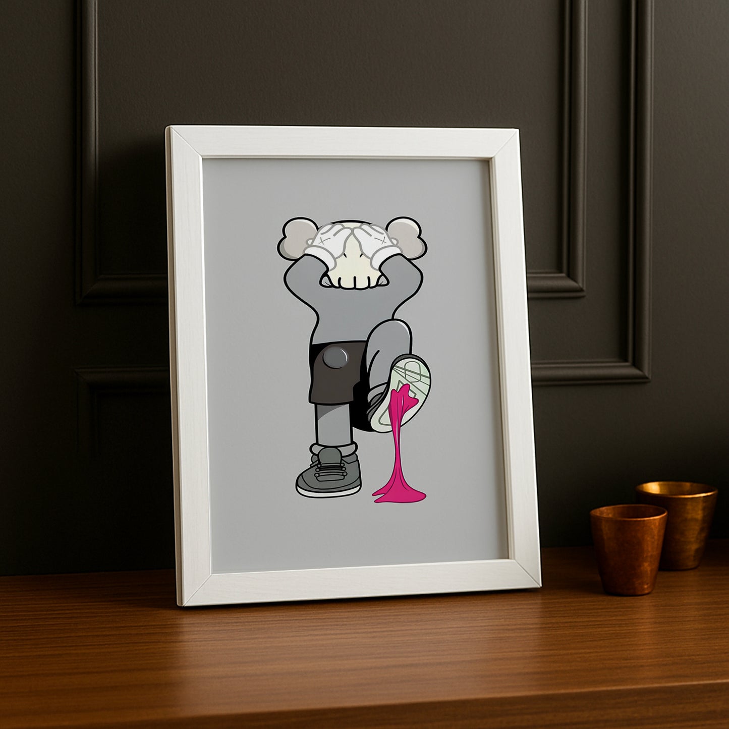 Cadre photo Kaws - Chewing-Gum