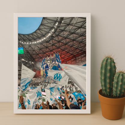 Olympique de Marseille Stade Vélodrome - Poster