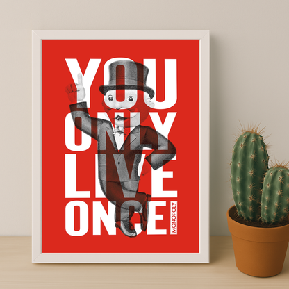 Monopoly You Only Live Once - Poster