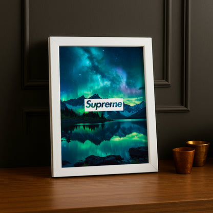Poster Supreme - Aurore Boréale