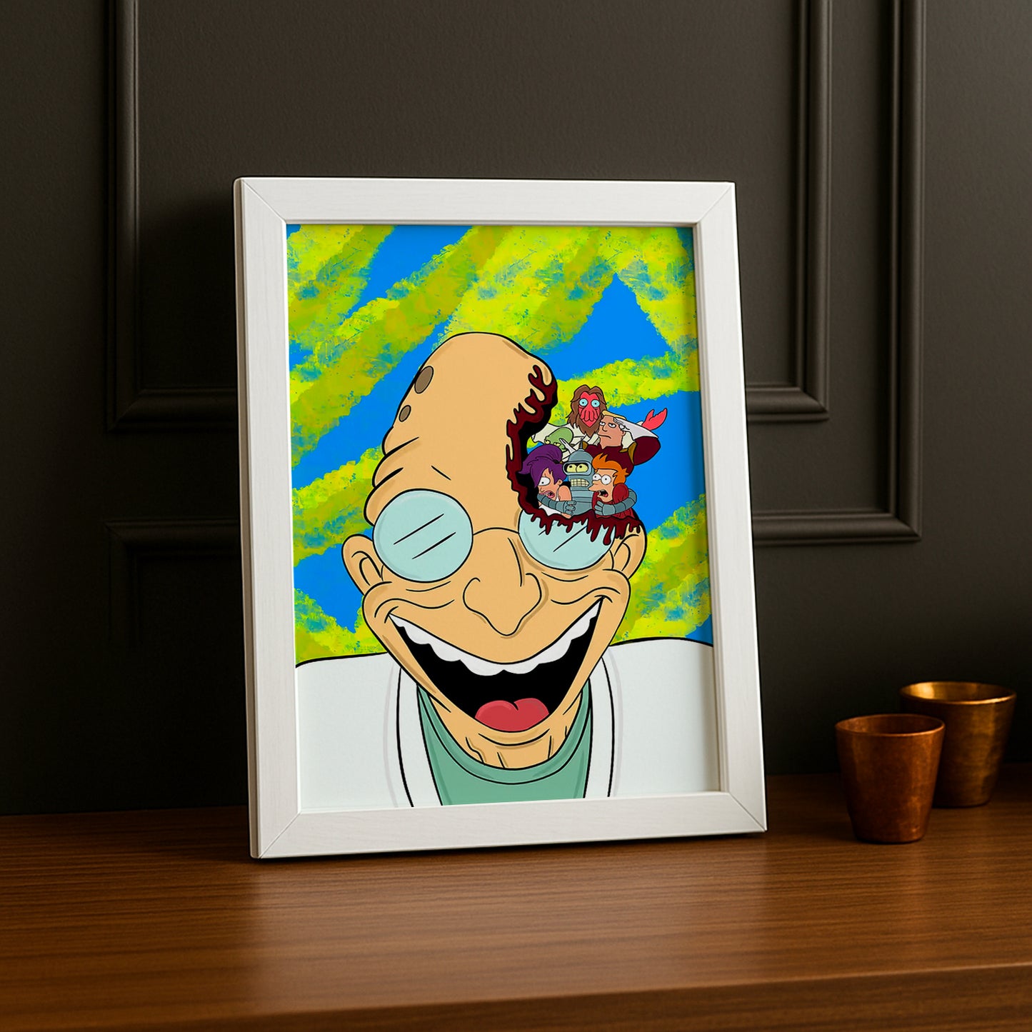 Cadre Photo Futurama - Professeur Hubert