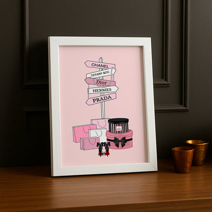 Cadre photo Panneau marques