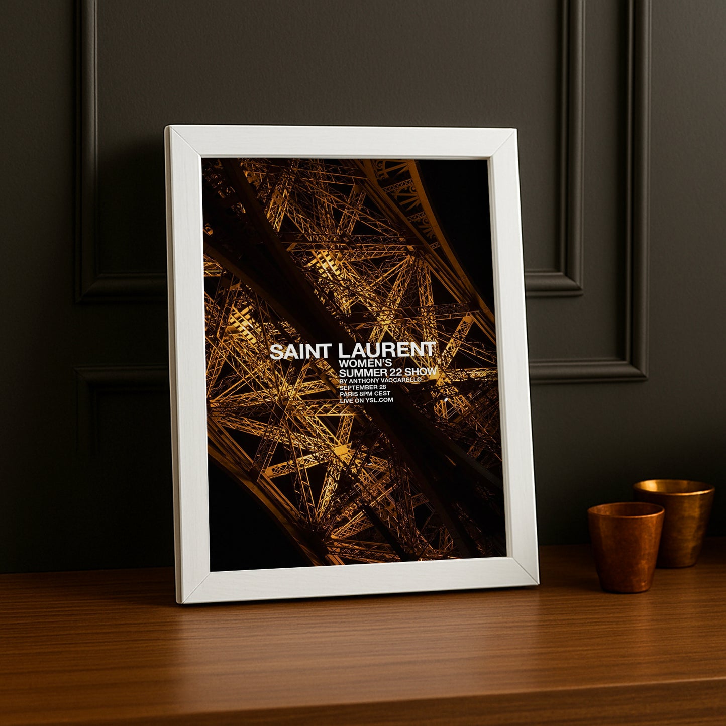 Cadre photo Yves Saint Laurent - Women's Summer 22 Show