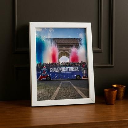 Cadre photo PSG Champion d'Europe
