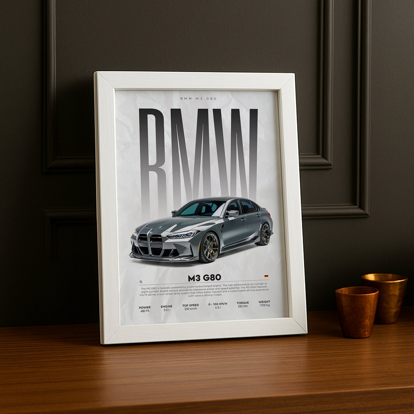 Cadre photo BMW M3 G80