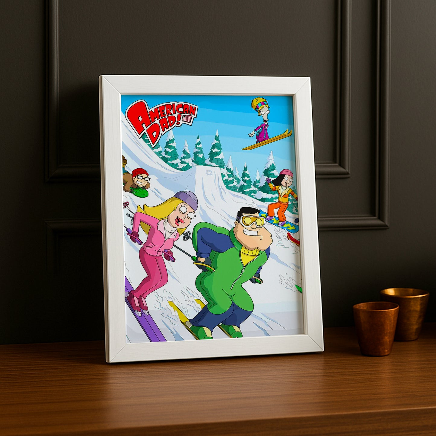Cadre Photo American Dad - Ski