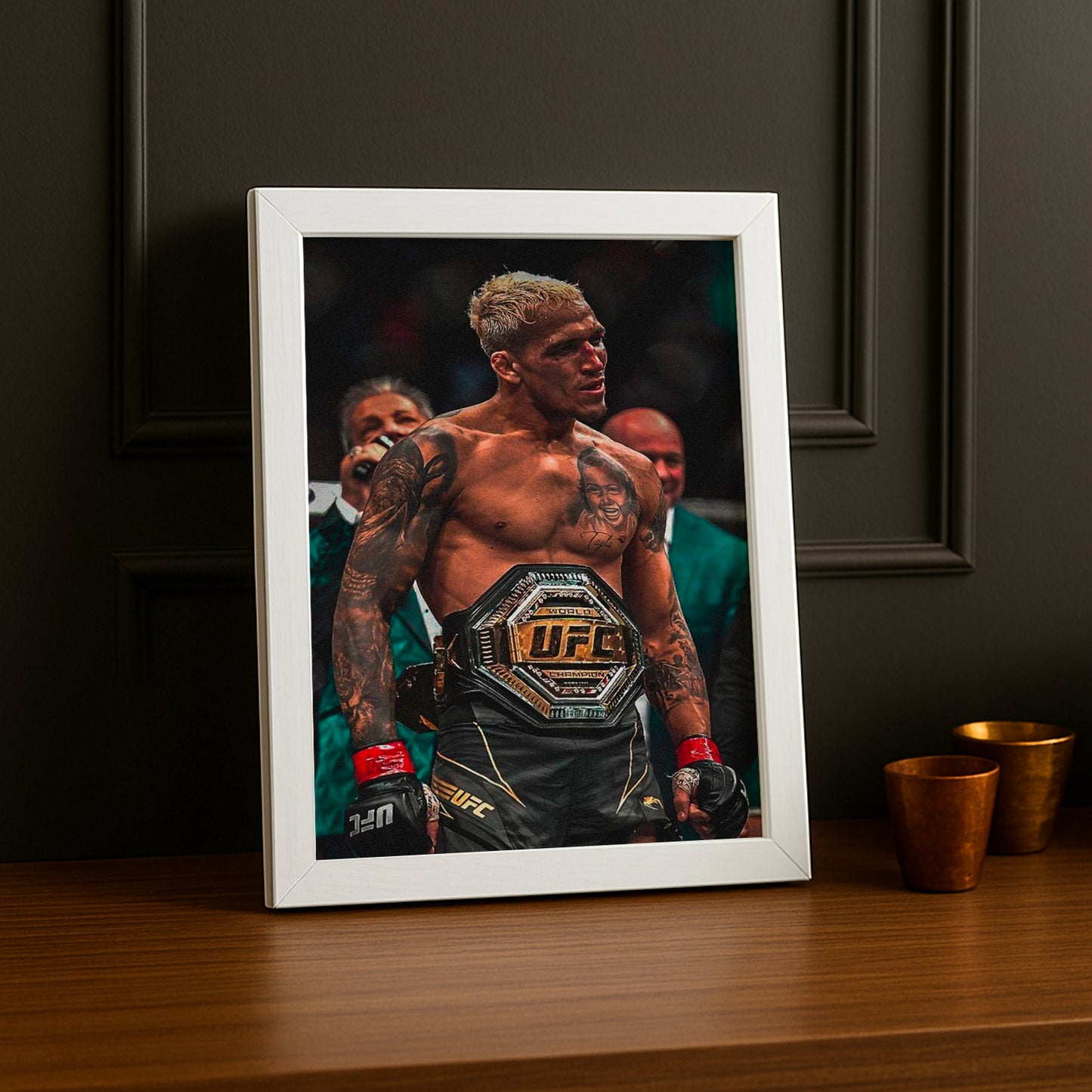 Cadre photo UFC - Charles Oliveira Champion