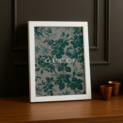 Cadre Photo Gucci - Tapisserie vert