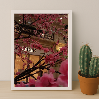 Cadre photo Dior Aethestic Pink Rose