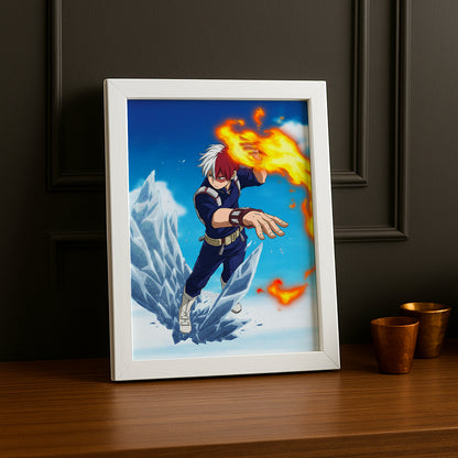 Cadre Photo My Hero Academia - Todoroki Saison 4