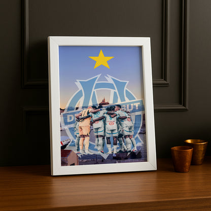Olympique de Marseille Droit au but - Poster