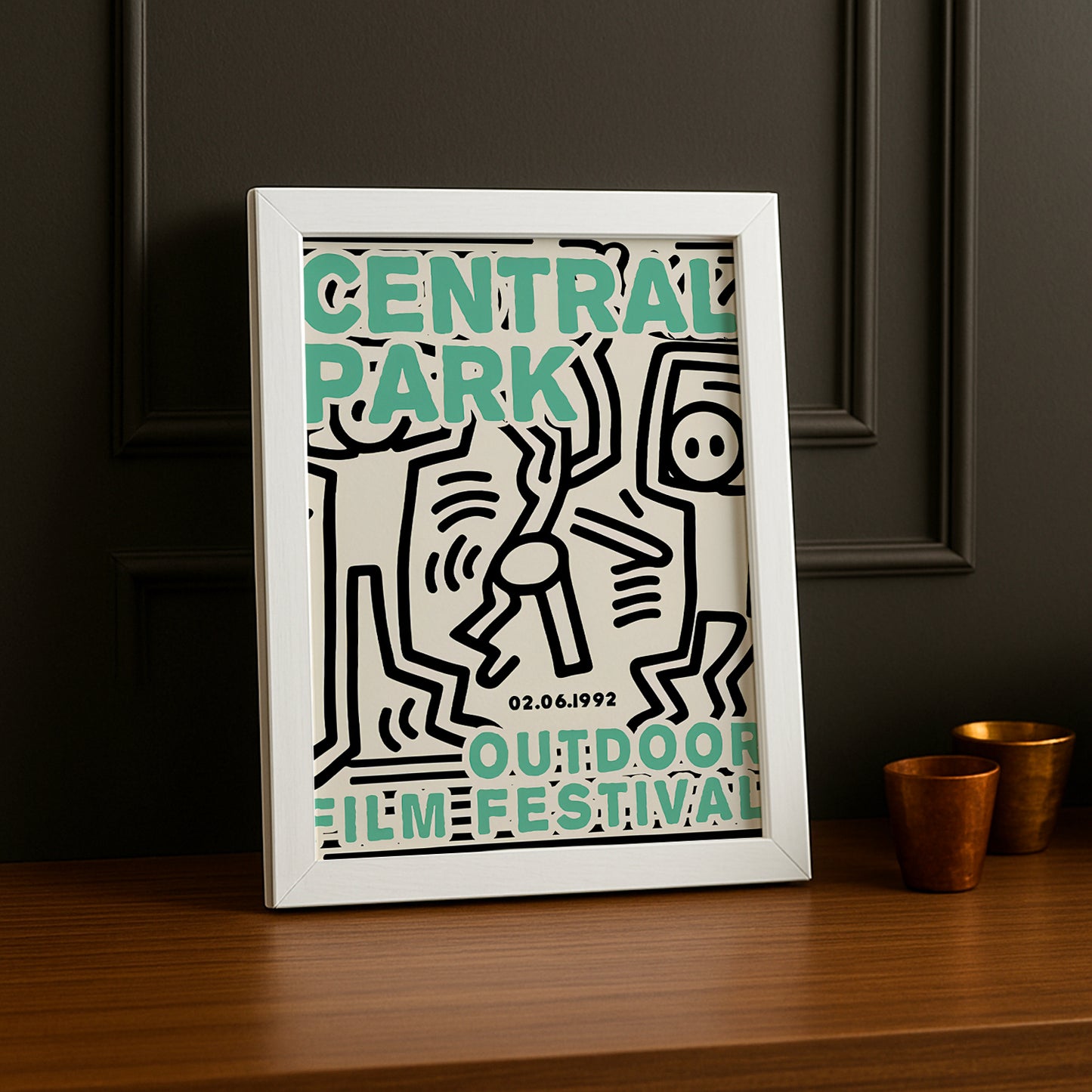 Cadre photo Keith Haring