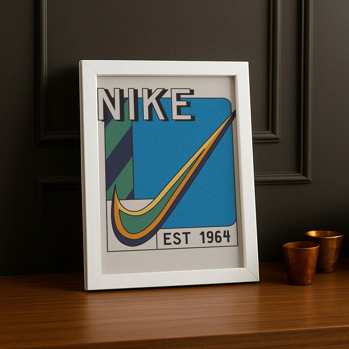 Cadre Photo Nike - 1964 Est Gris