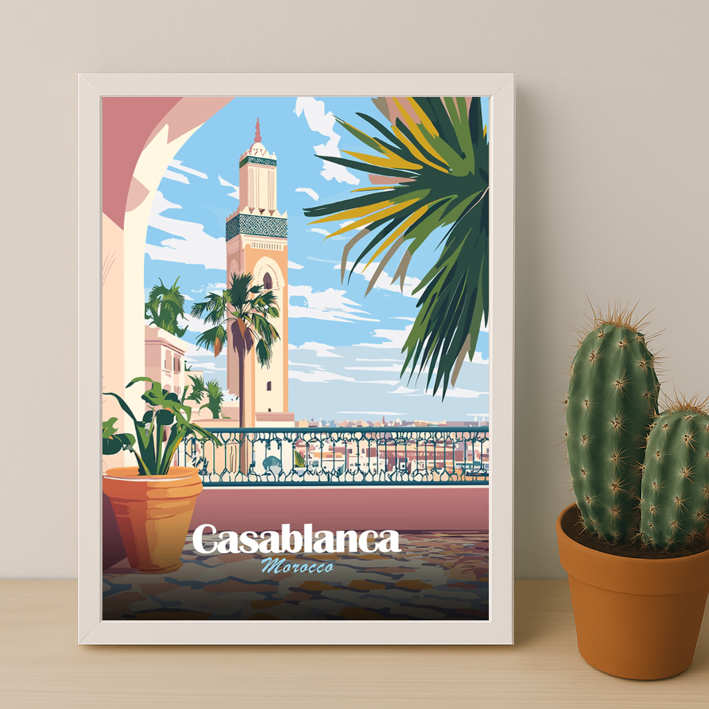 Casablanca Maroc - Poster