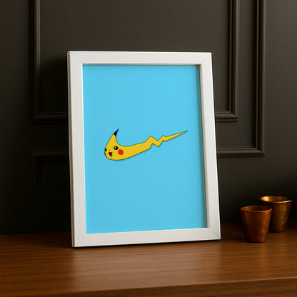 Poster Nike Pikachu logo
