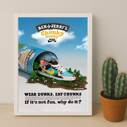 Poster Nike Ben & Jerry's Chunky Dunky