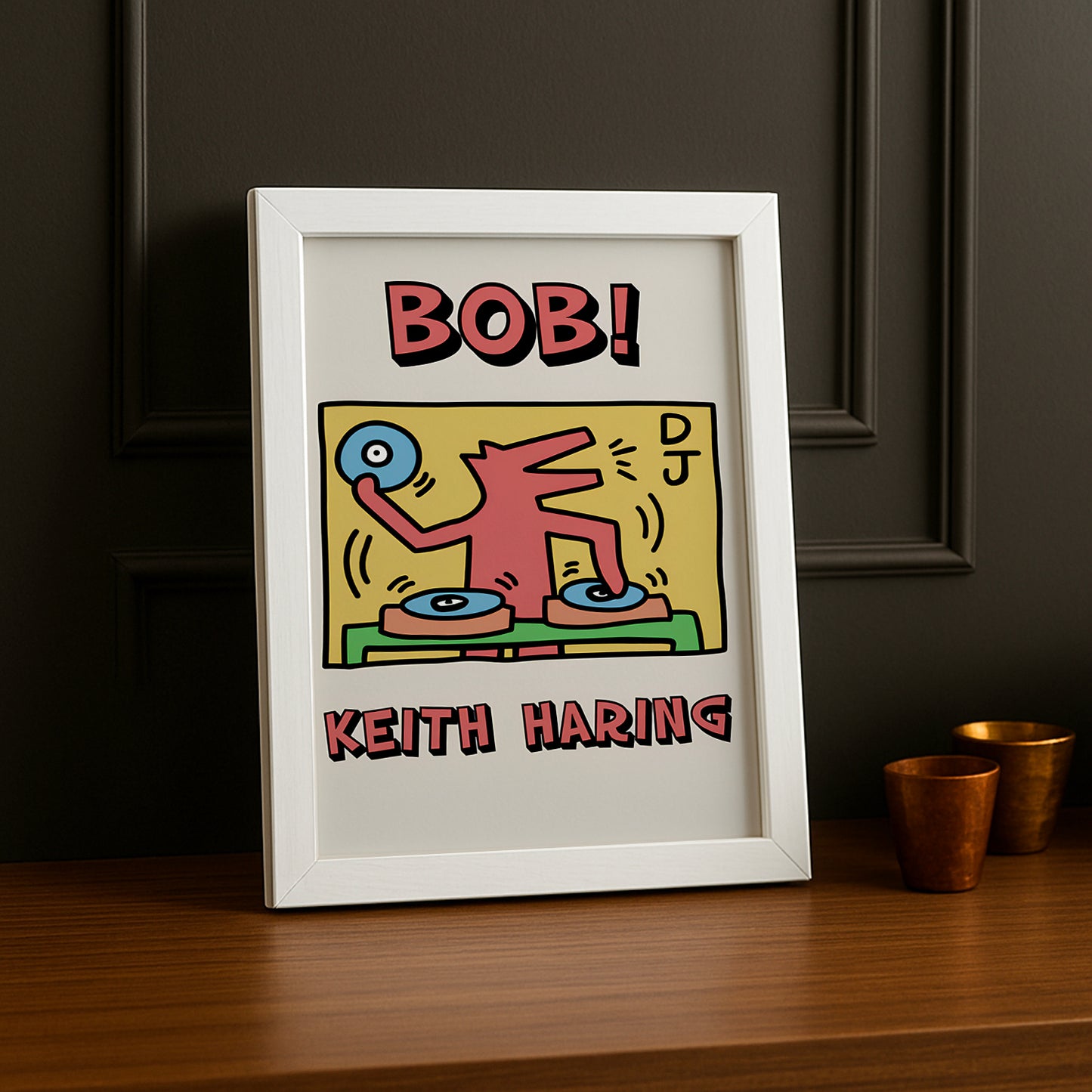 Cadre photo Keith Haring