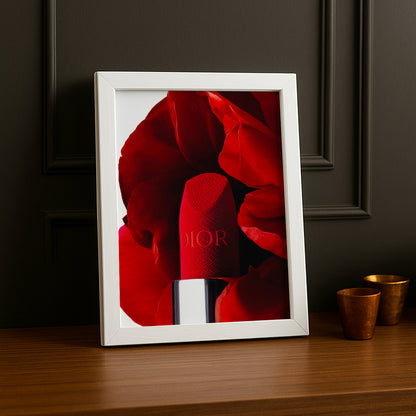 Cadre photo Dior - Rouge à lèvre