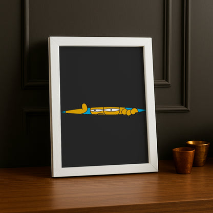 Cadre Photo Les Simpsons - Homer's Watching