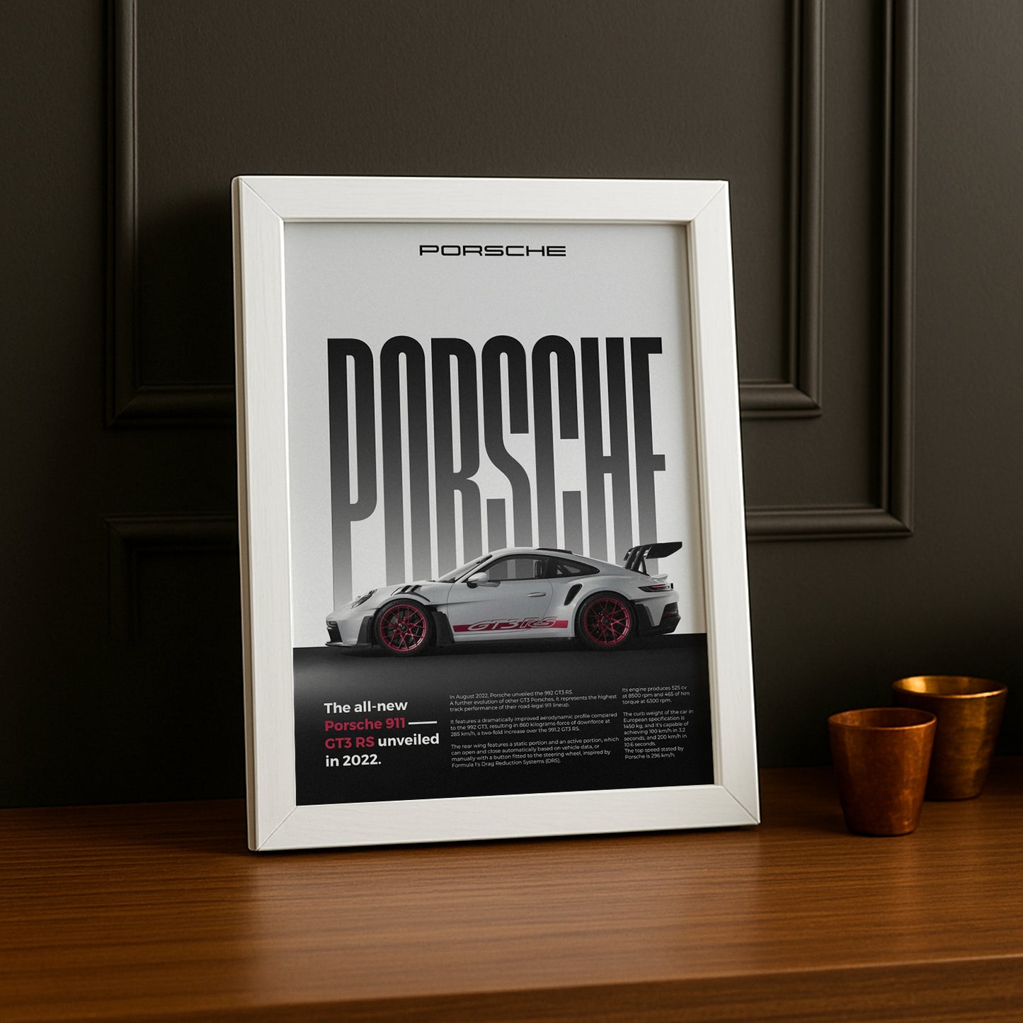 Poster Voitures - Porsche 911 GT3 RS