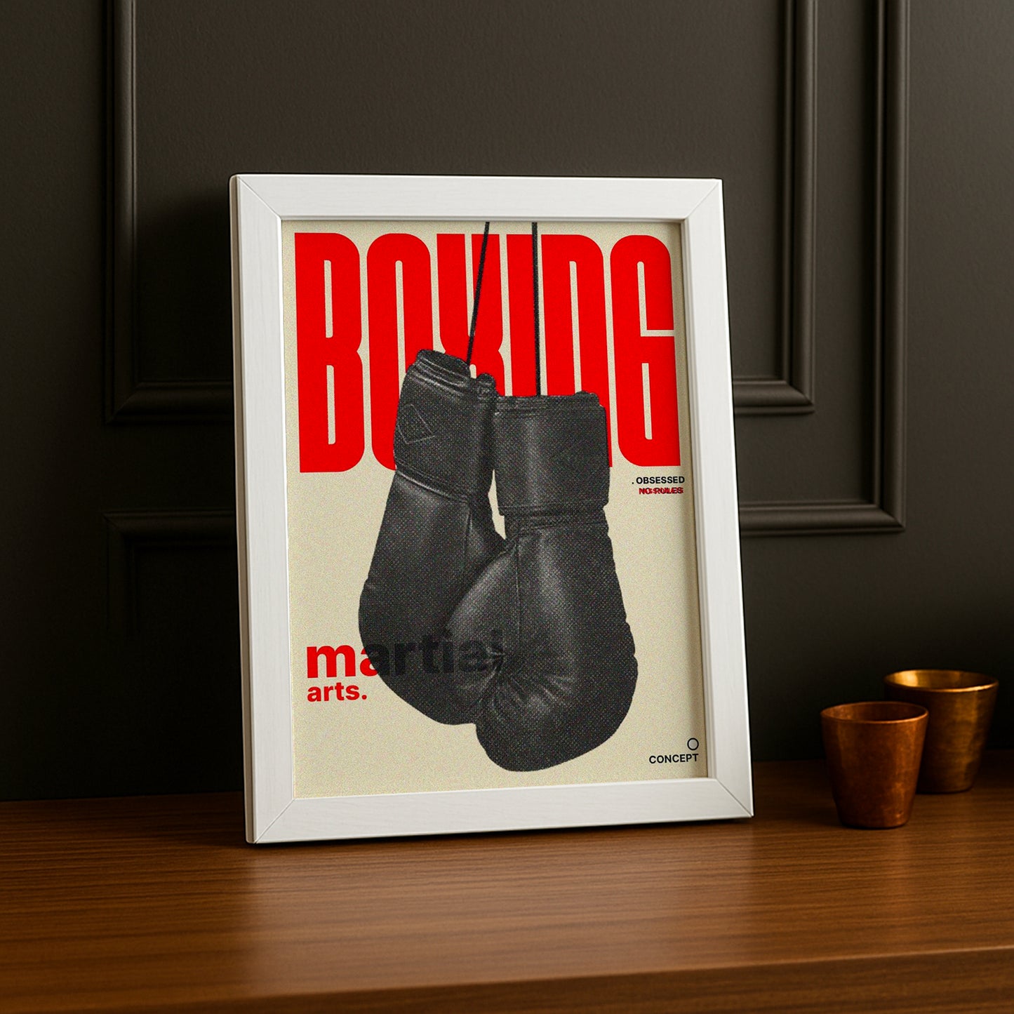 Cadre Photo Boxe - Martial Art Boxing