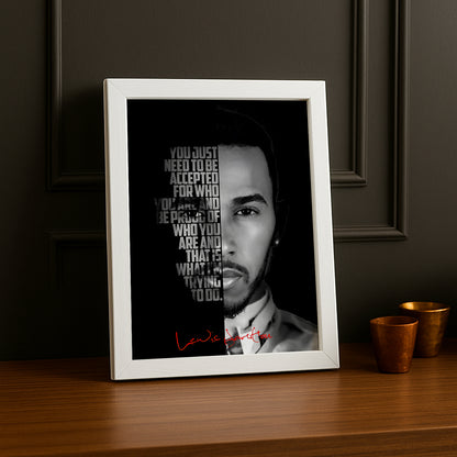 Cadre photo Lewis Hamilton Formula 1