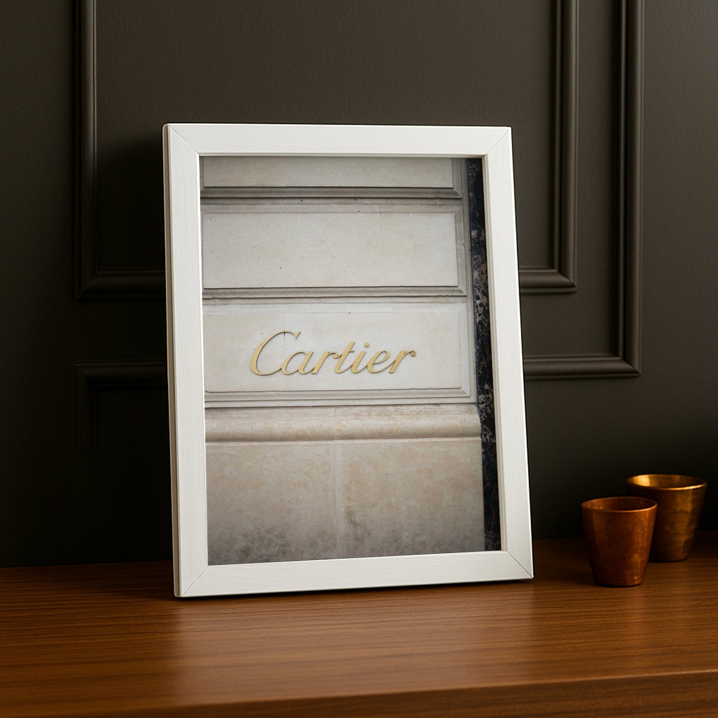 Cadre photo Cartier - Gold