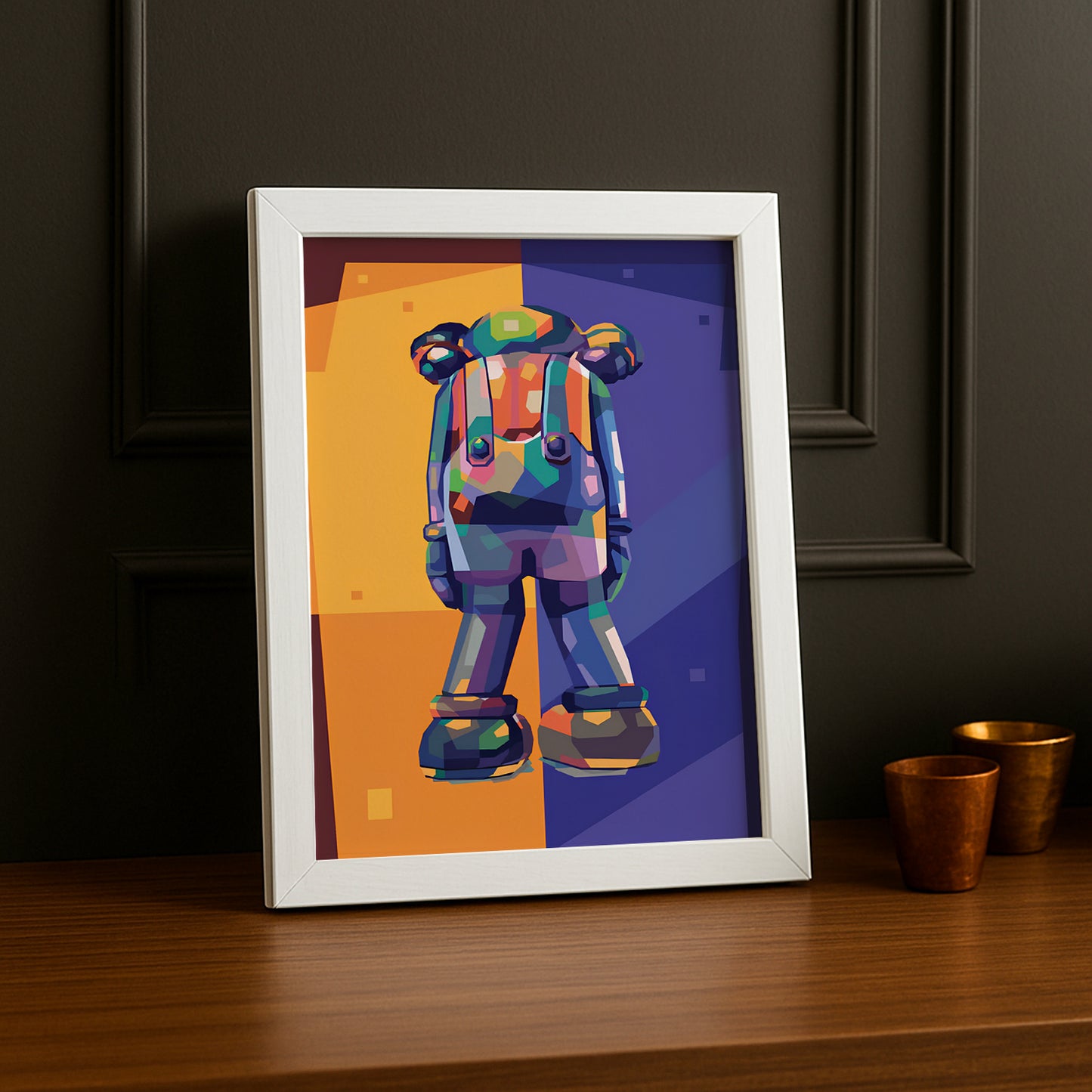 Cadre photo Kaws - Triste