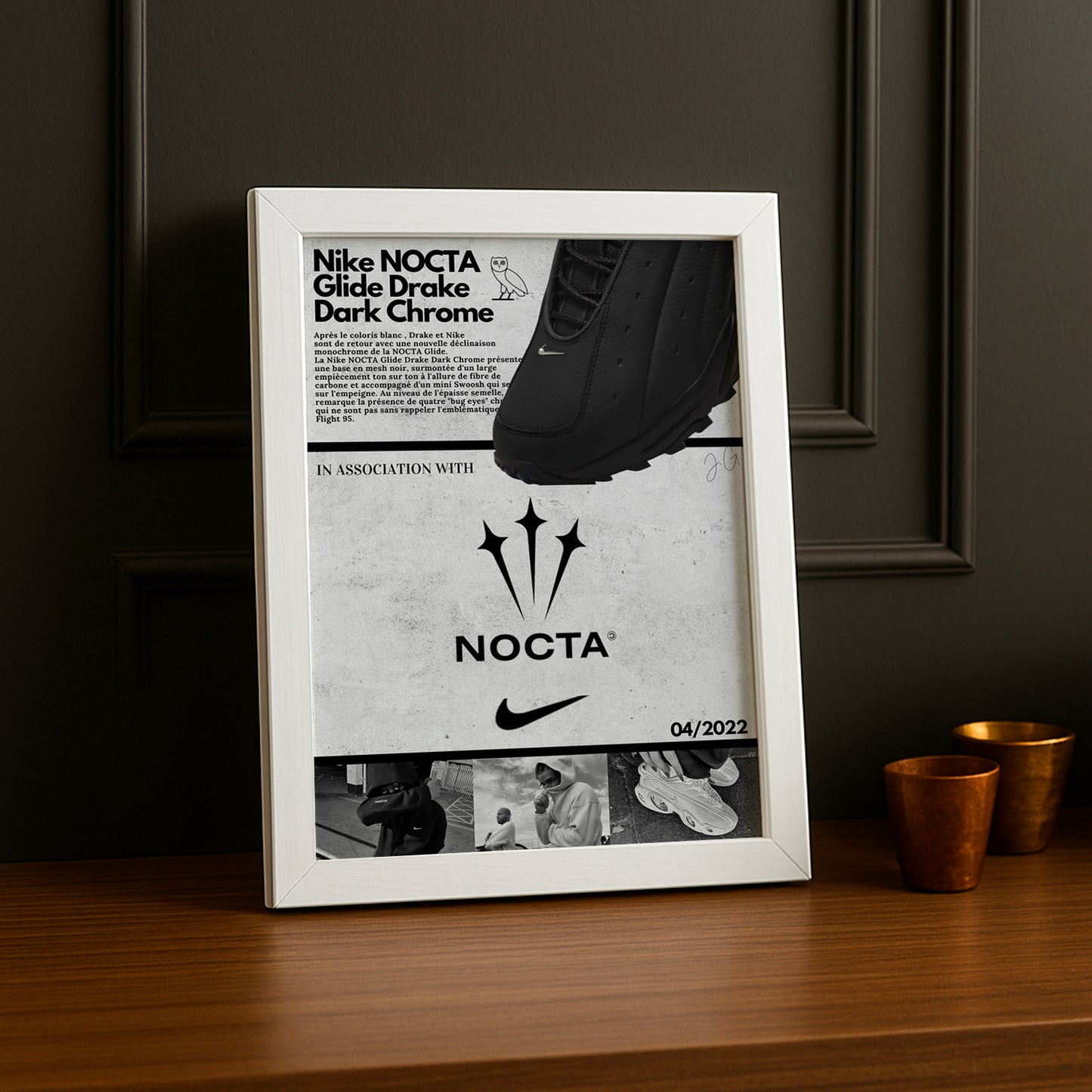 Cadre photo Nocta x Nike Glide