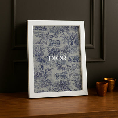 Cadre photo Dior Gris Dessin
