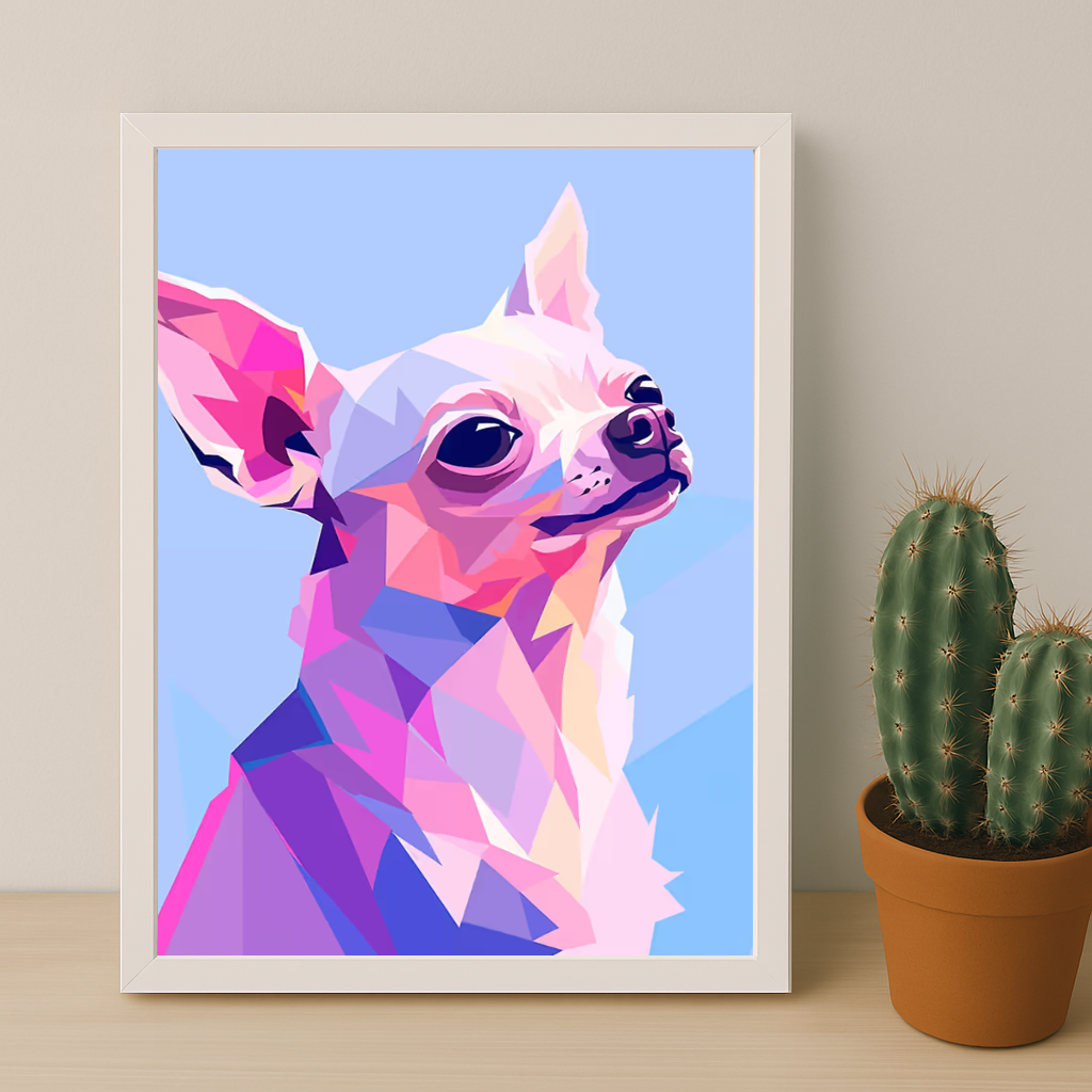 Chien géométrique - Poster