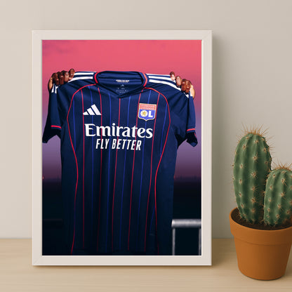Cadre photo - Maillot Olympique Lyonnais 2026