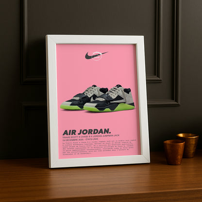 Cadre Photo Sneakers - Jordan Jumpman Jack Travis Scott x Chase B