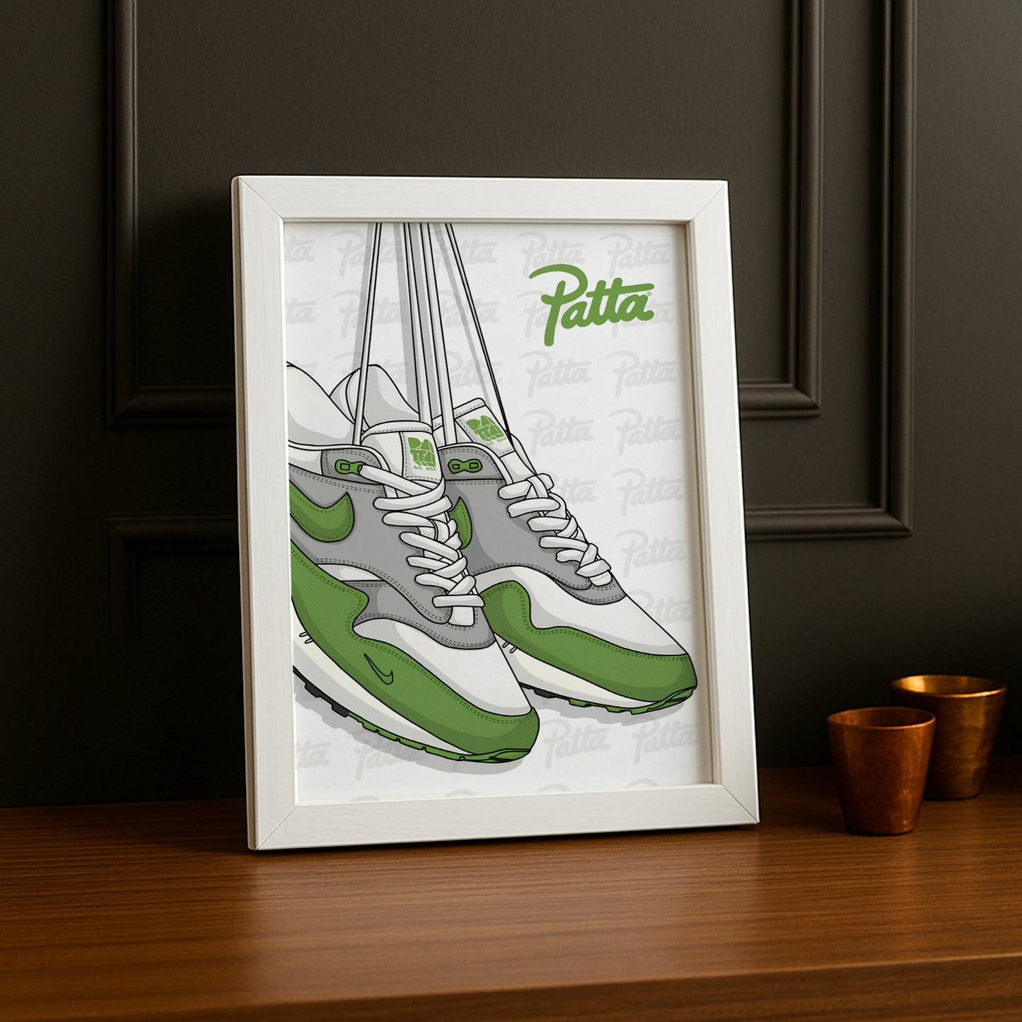 Poster Nike Patta vert