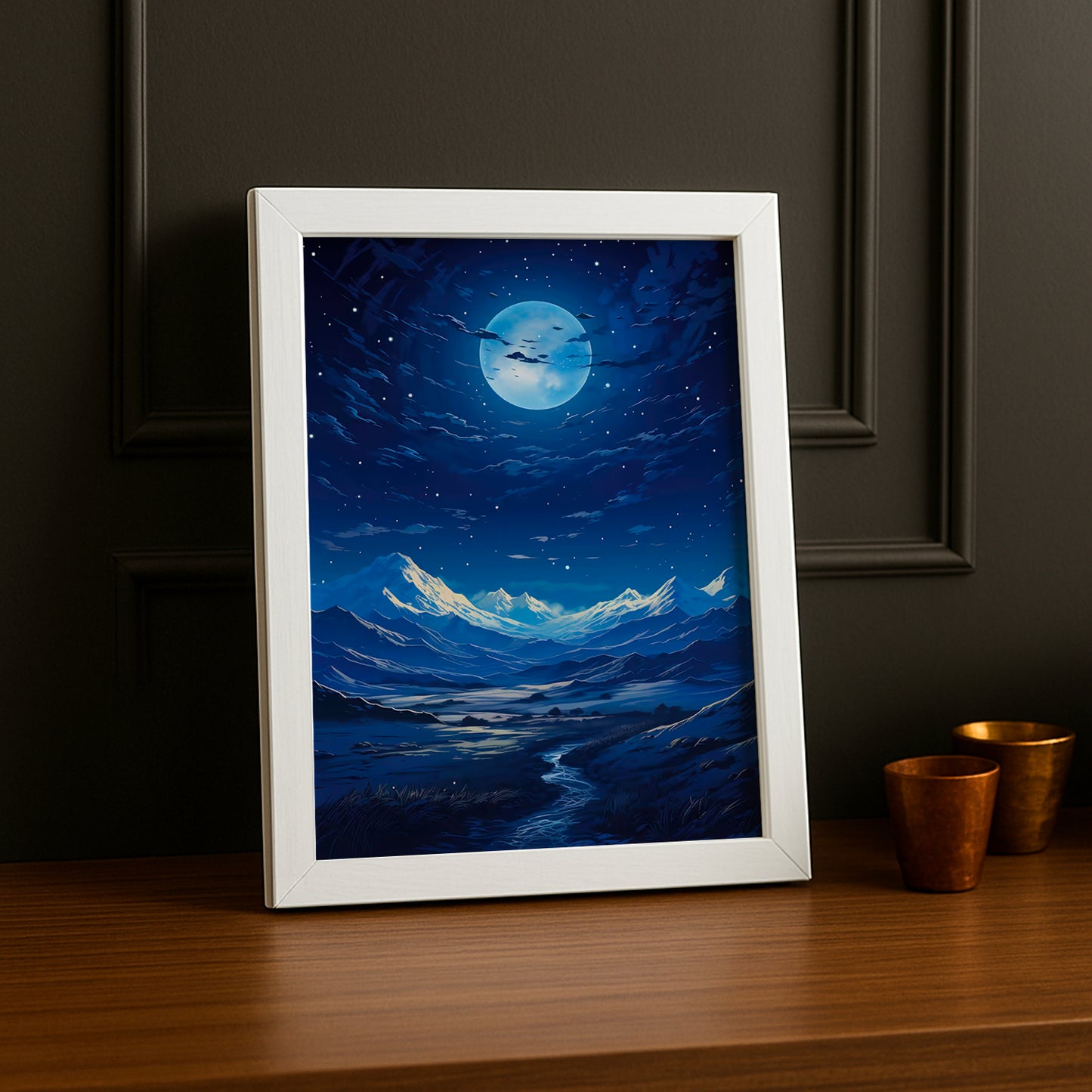 Poster Photo Naturel - Nights Mountain