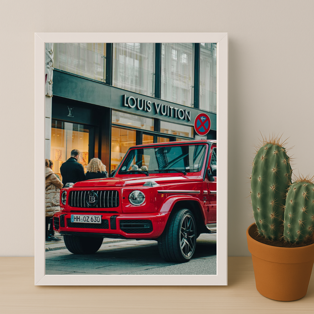 Cadre photo Louis Vuitton x Mercedes Classe G
