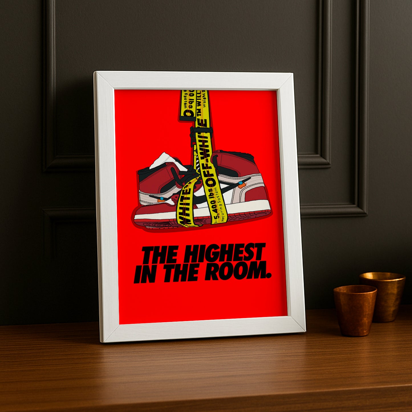 Cadre photo Off-White Highest in the room