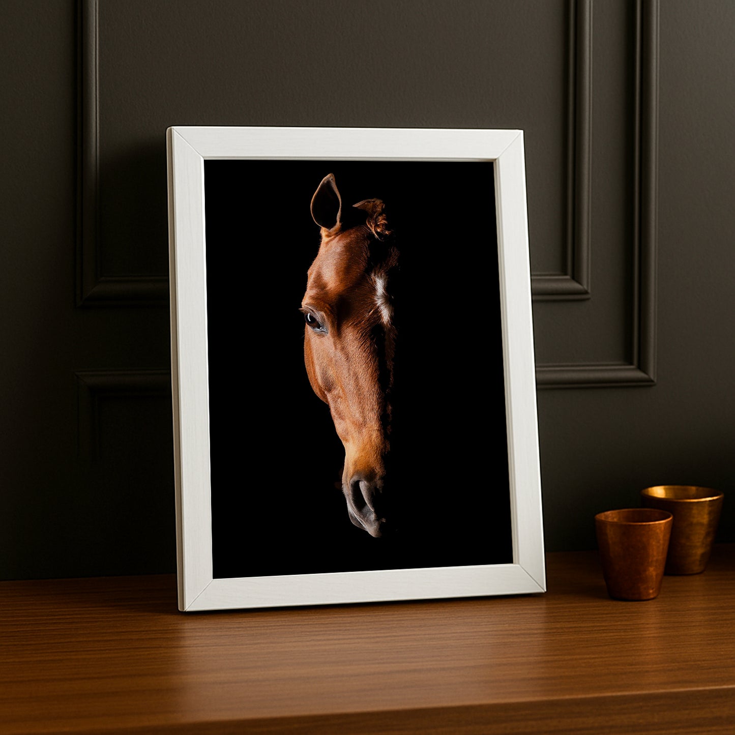 Cadre photo Équitation - Tête de Cheval