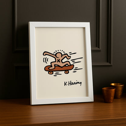 Cadre photo Keith Haring