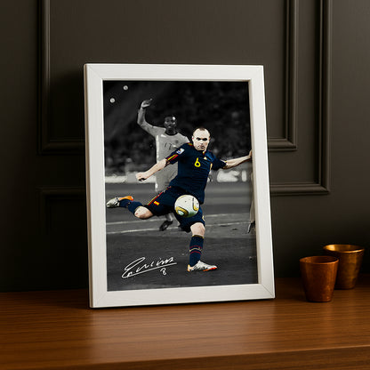 Cadre photo de Andrés Iniesta