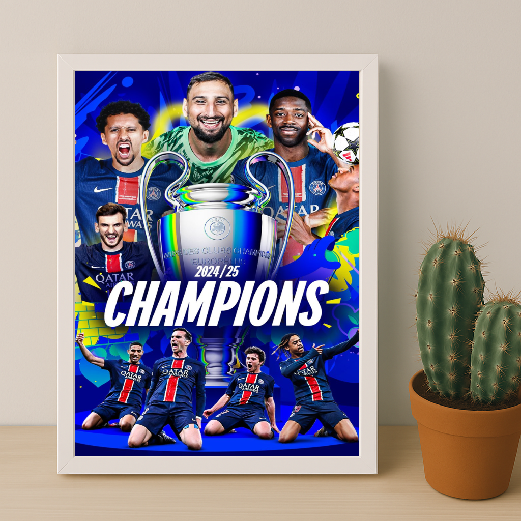 Cadre photo PSG Ligue des champions