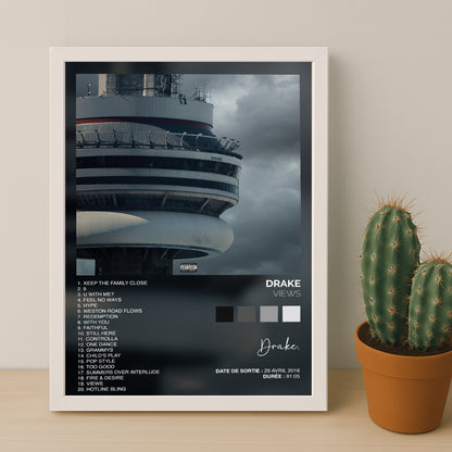 Poster Drake - Album Views