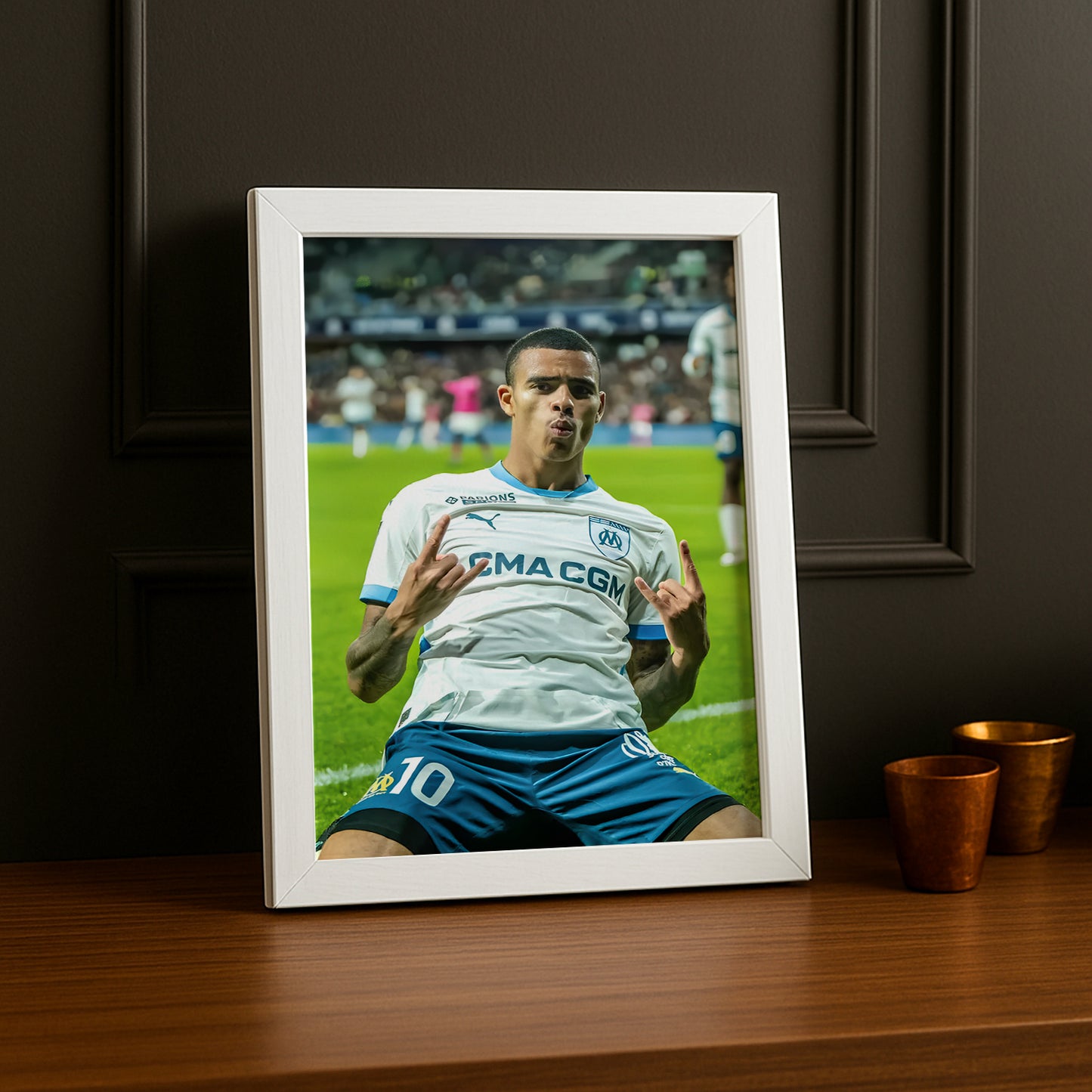 Olympique de Marseille Greenwood - Poster