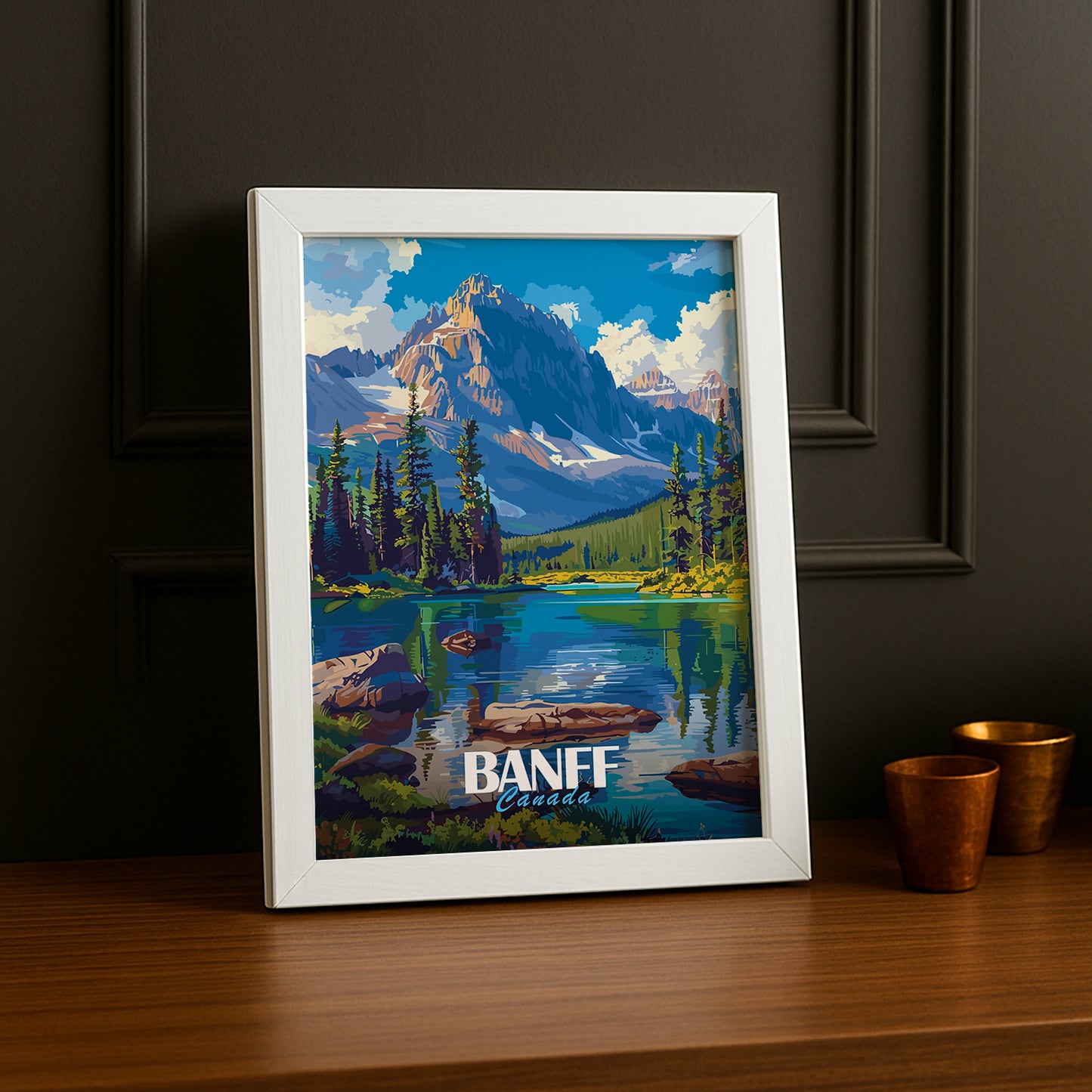 Cadre photo Banff Canada