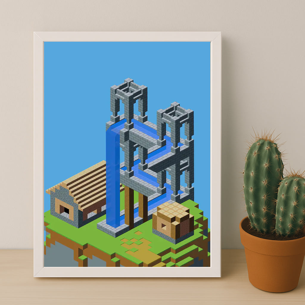 Cadre photo Minecraft - Construction
