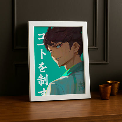 Cadre photo Volley-Ball - Haikyu Oikawa Japan