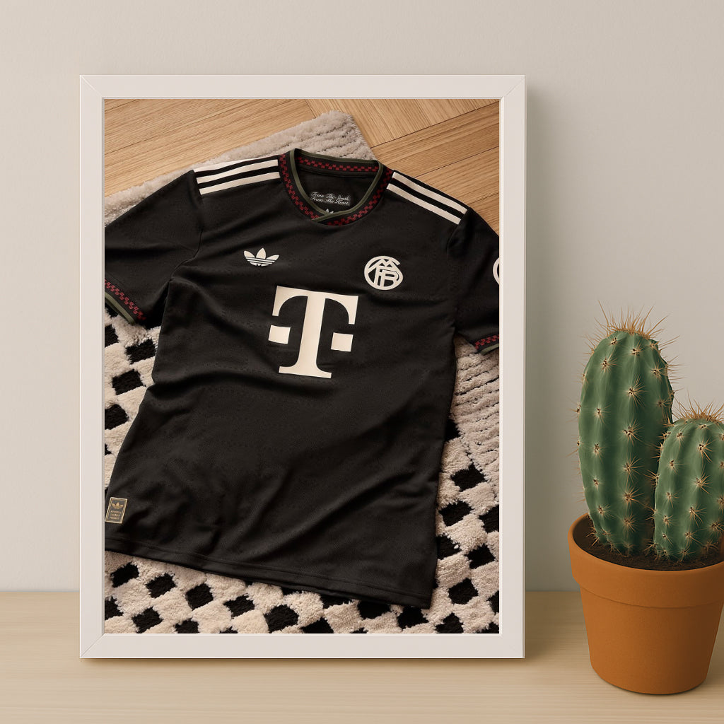Poster Maillot Football - Bayern Munich Extérieur 25-26