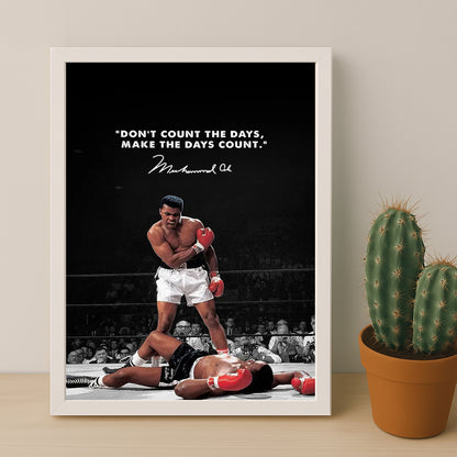 Cadre photo Motivation - Mohammed Ali Citation