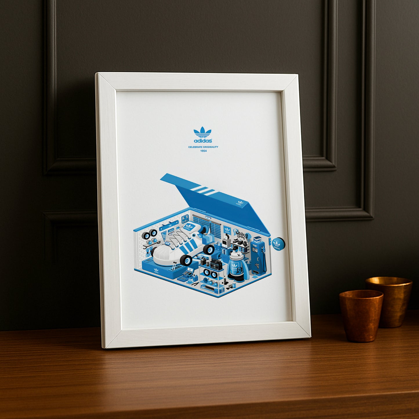 Cadre photo Adidas - Sneakers