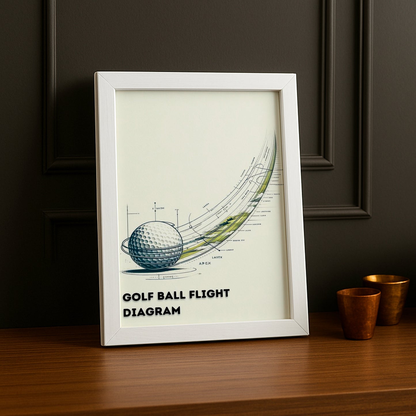Cadre Photo Golf - Ball Flight Diagram